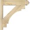 Ekena Millwork Merced Rough Sawn Arts and Crafts Outlooker, Douglas Fir, 6"W x 24"D x 24"H OUT06X24X24MRC03RDF - alternate 2